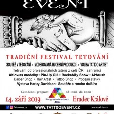 Festival tetování Tattoo Event 2019 Hradec Králové