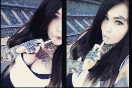 selfie tattoo Gabriela, 19let, Praha